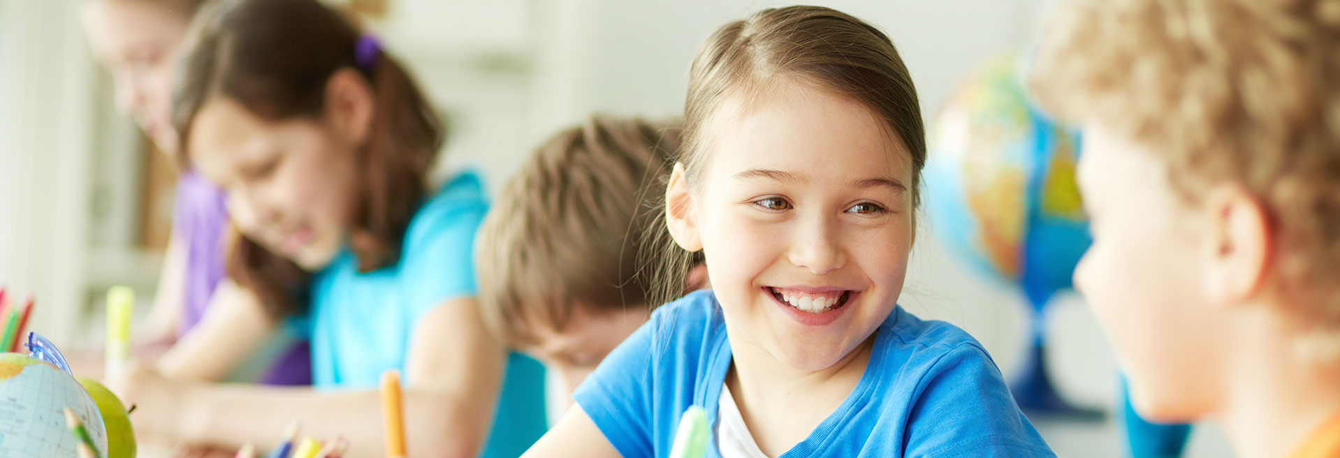Girl in classroom