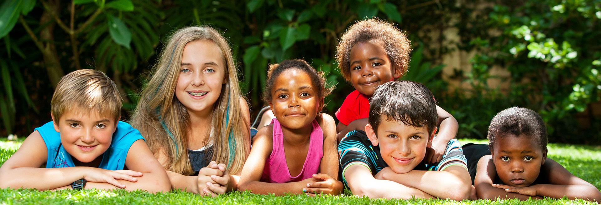 Kids laughing