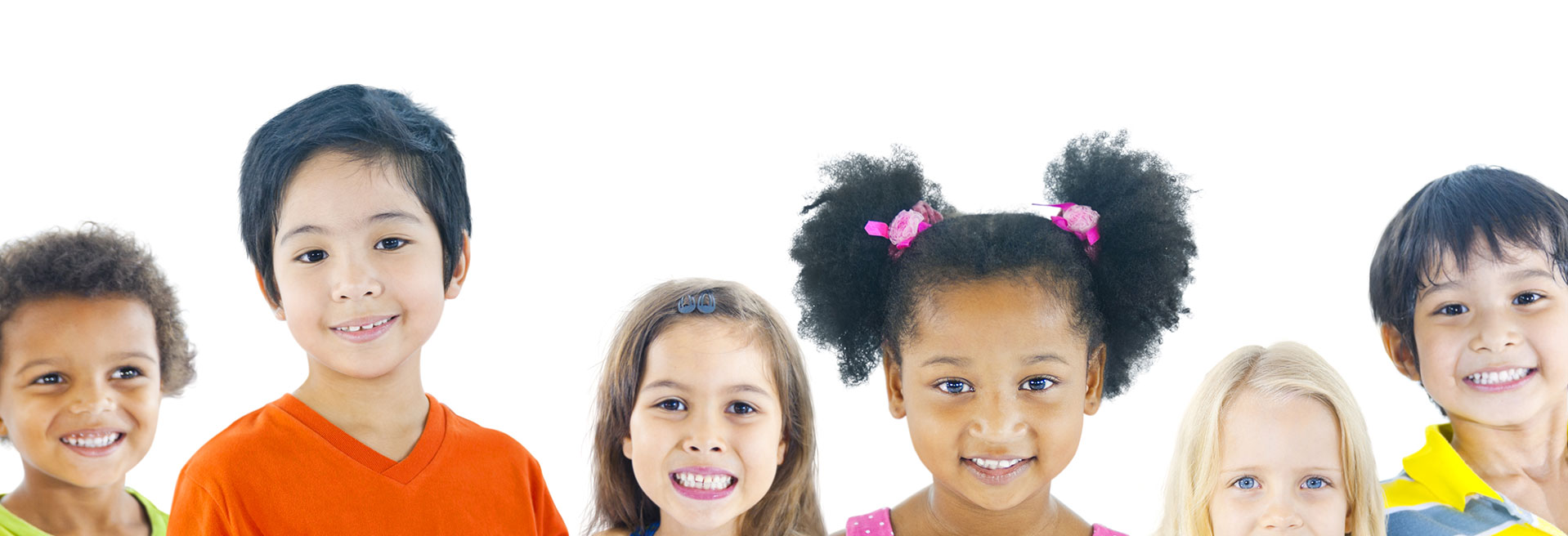 Kids smiling
